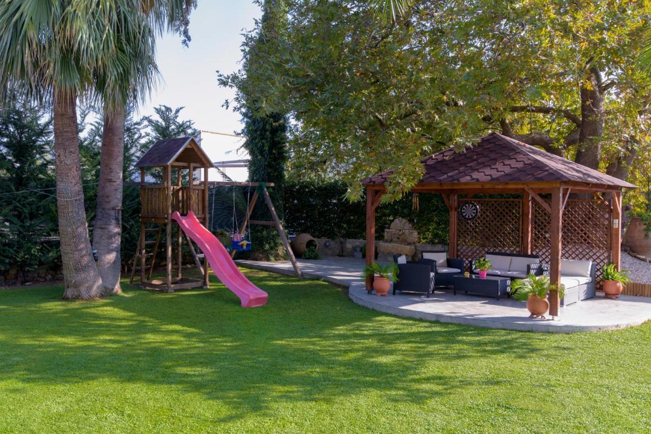 Alia Stone Villa-Ideal For Families-Heated Pool Nohia المظهر الخارجي الصورة